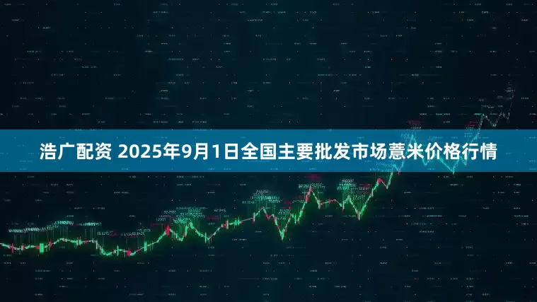 浩广配资 2025年9月1日全国主要批发市场薏米价格行情